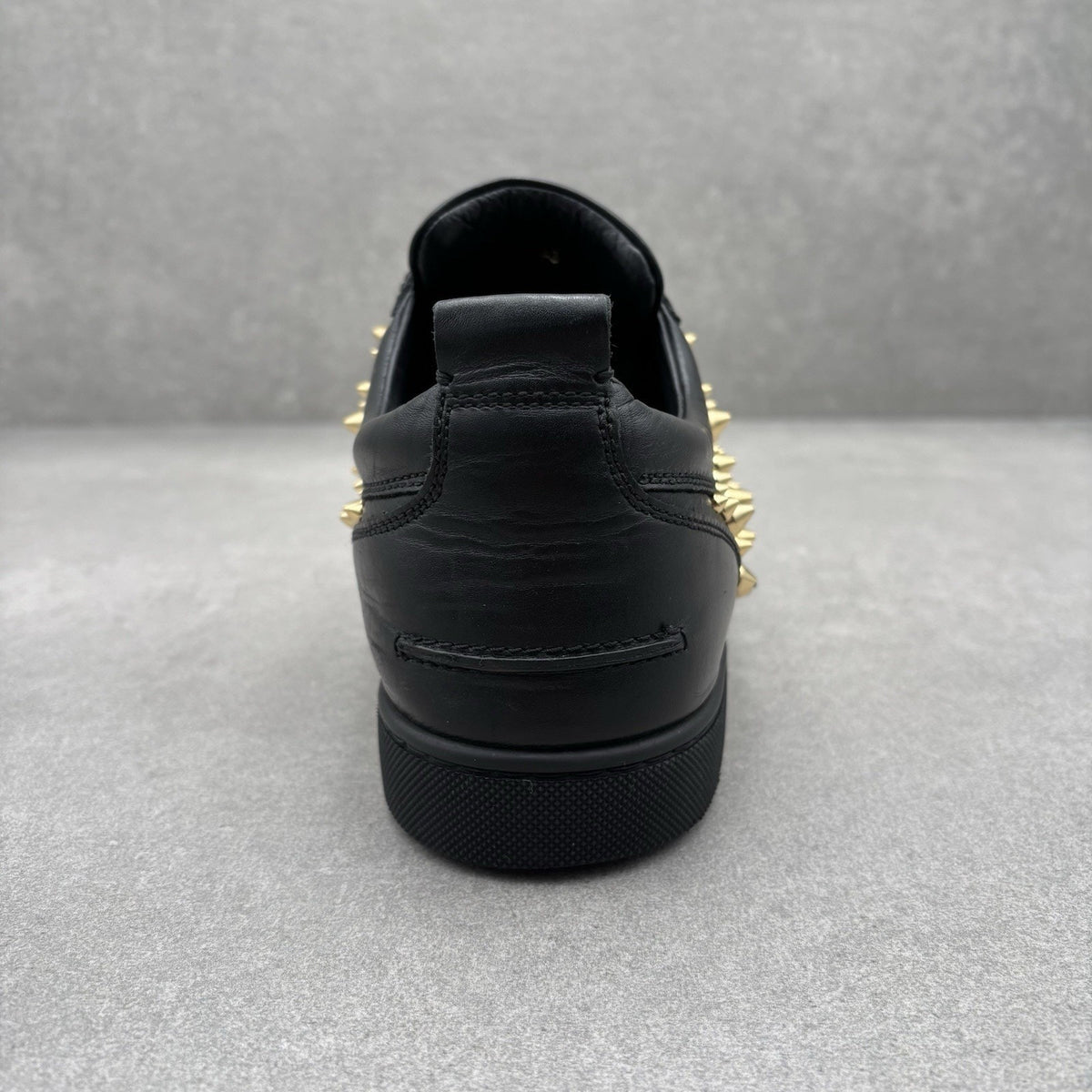 Low Spiked Sneaker Black Gold — photo 3