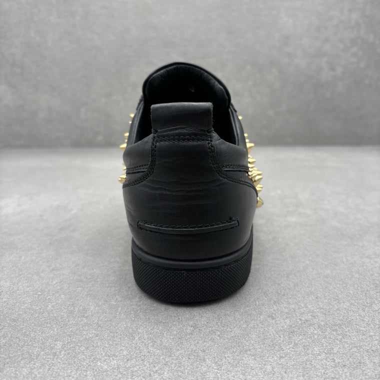 Low Spiked Sneaker Black Gold — photo 3