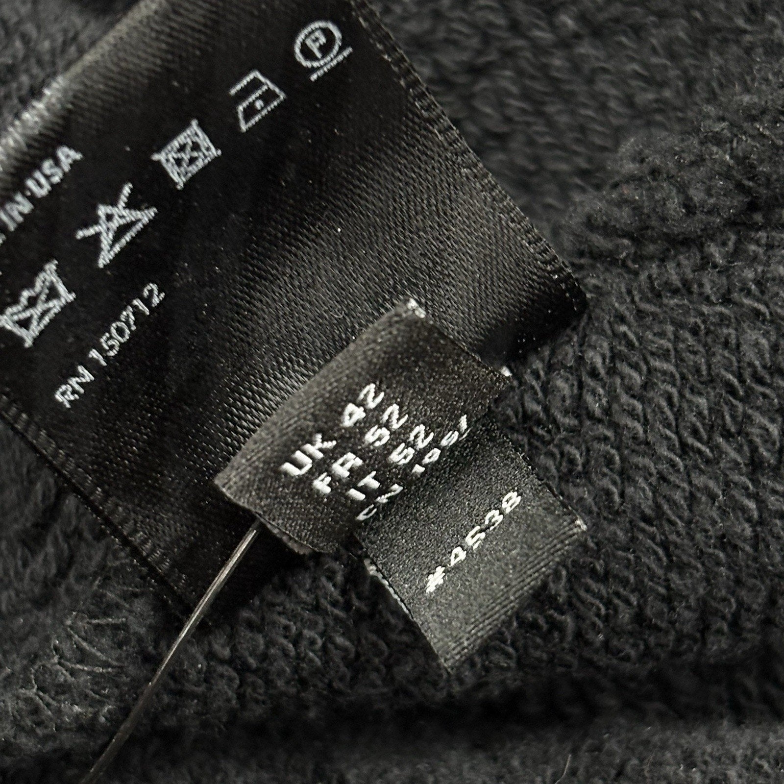 Amiri Staggered Logo Hoodie ' Black Silver ' | Size XL
