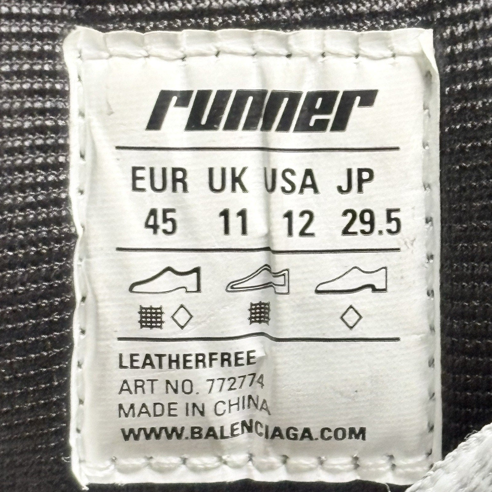Balenciaga Runner ' White Yellow Blue ' | Size 45 (12 US)