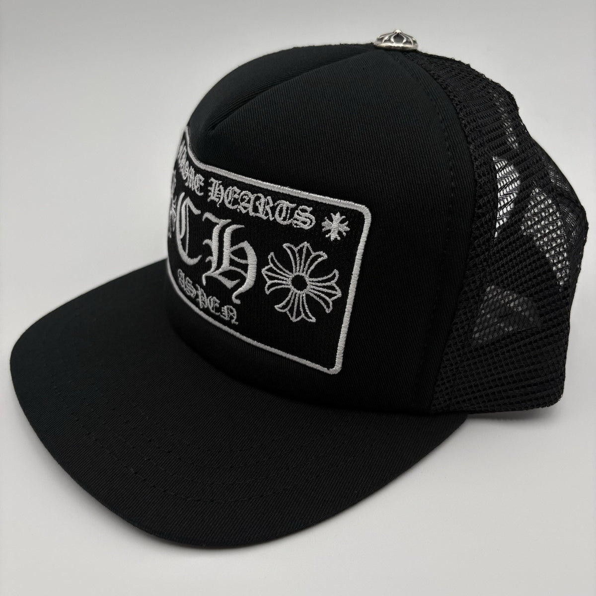Aspen Exclusive Silver Button Hat Black — photo 3