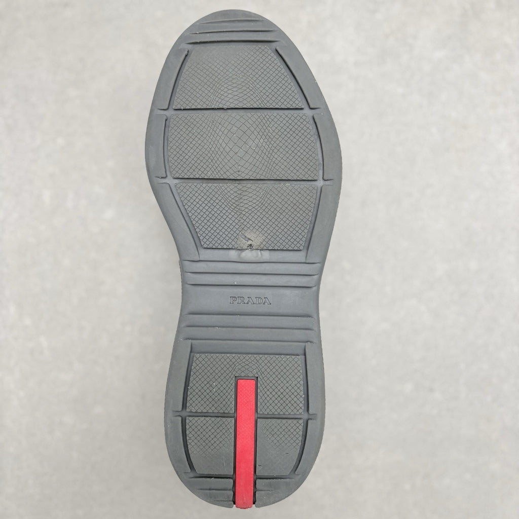 Prada America's Cup Rubber Sneakers ' Grey ' | Size 41 (8 US)