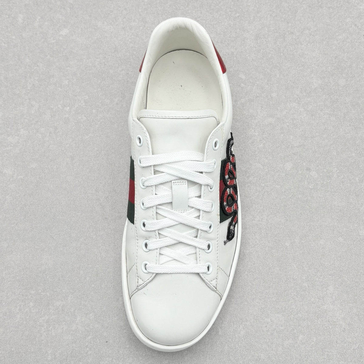 Ace Embroidered Snake White — photo 11