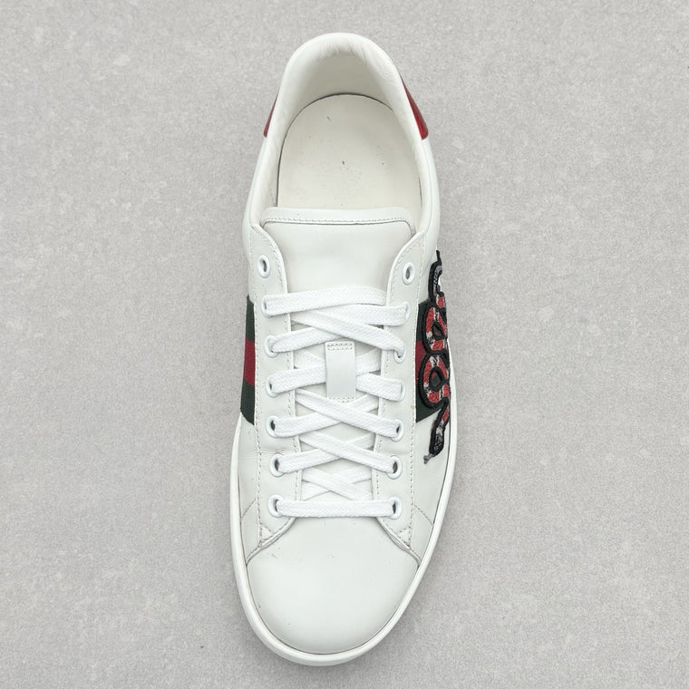 Ace Embroidered Snake White — photo 11
