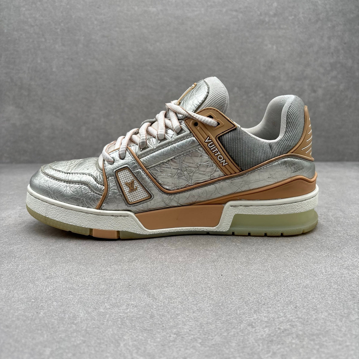Trainer Metallic, Beige — photo 4