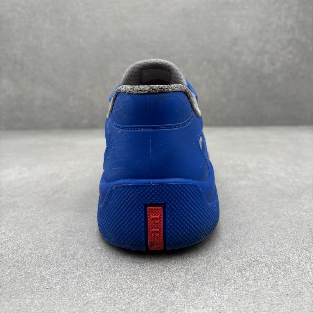 Prada America's Cup Rubber Sneakers ' Grey ' | Size 43 (10 US)