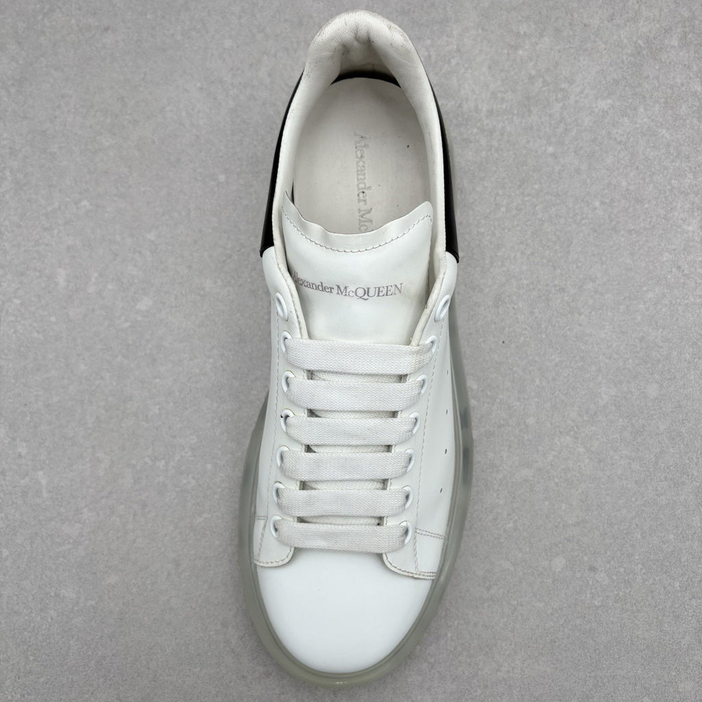 Alexander McQueen Oversized Sneaker Clear Sole ' White Black ' | Size 43 (10 US)