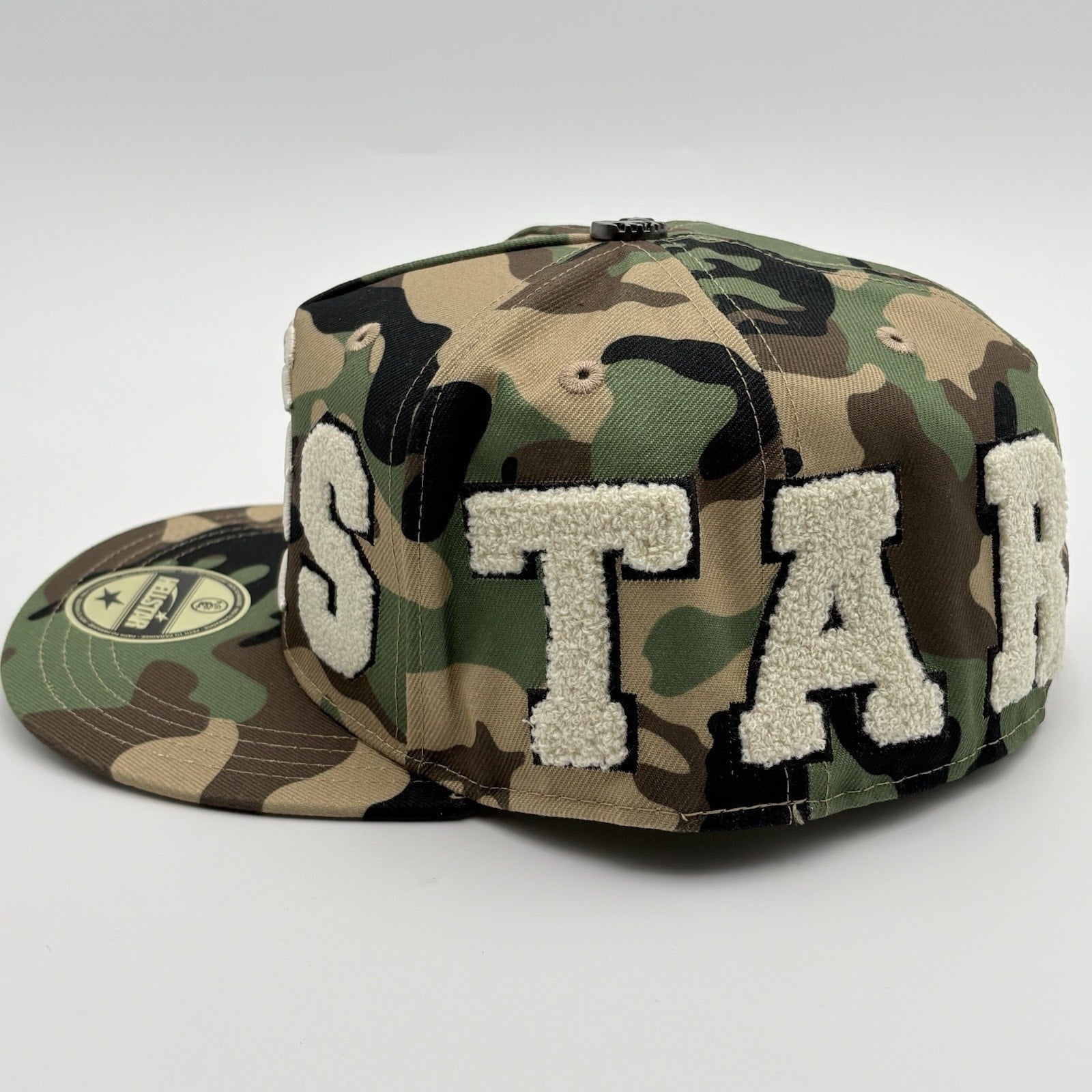 NEW! - Hellstar Og Patch Fitted Hat ' Camo '
