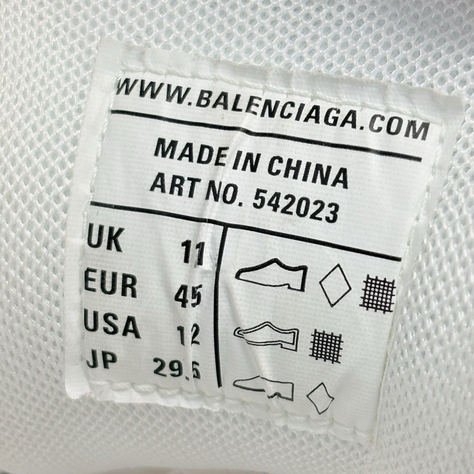 Balenciaga Track ' White Rose Pink Grey ' | Size 45 (12 US)