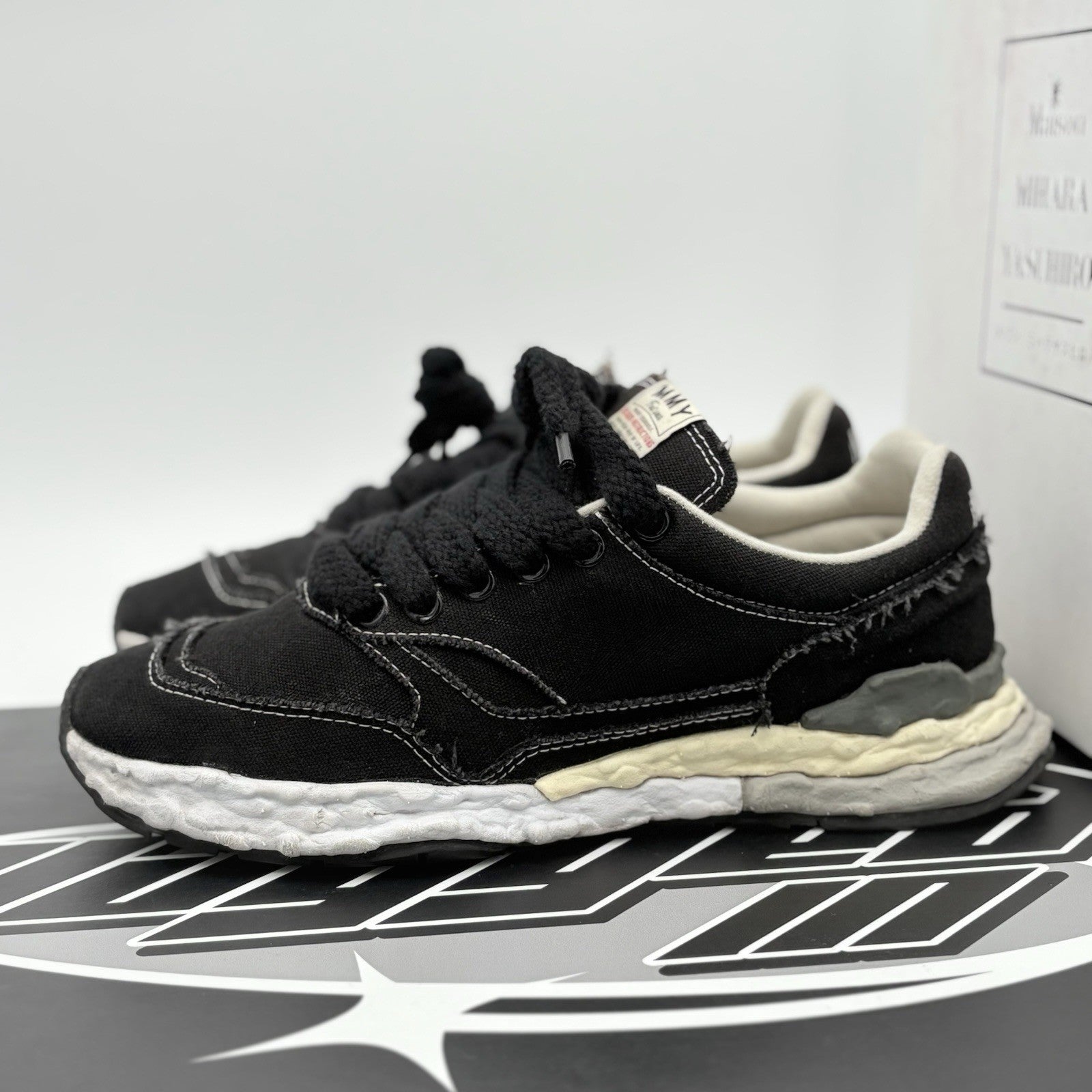 Size 44 (11 US) Maison Mihara Yasuhiro George ' Black Grey ' | GREAT CONDITION!