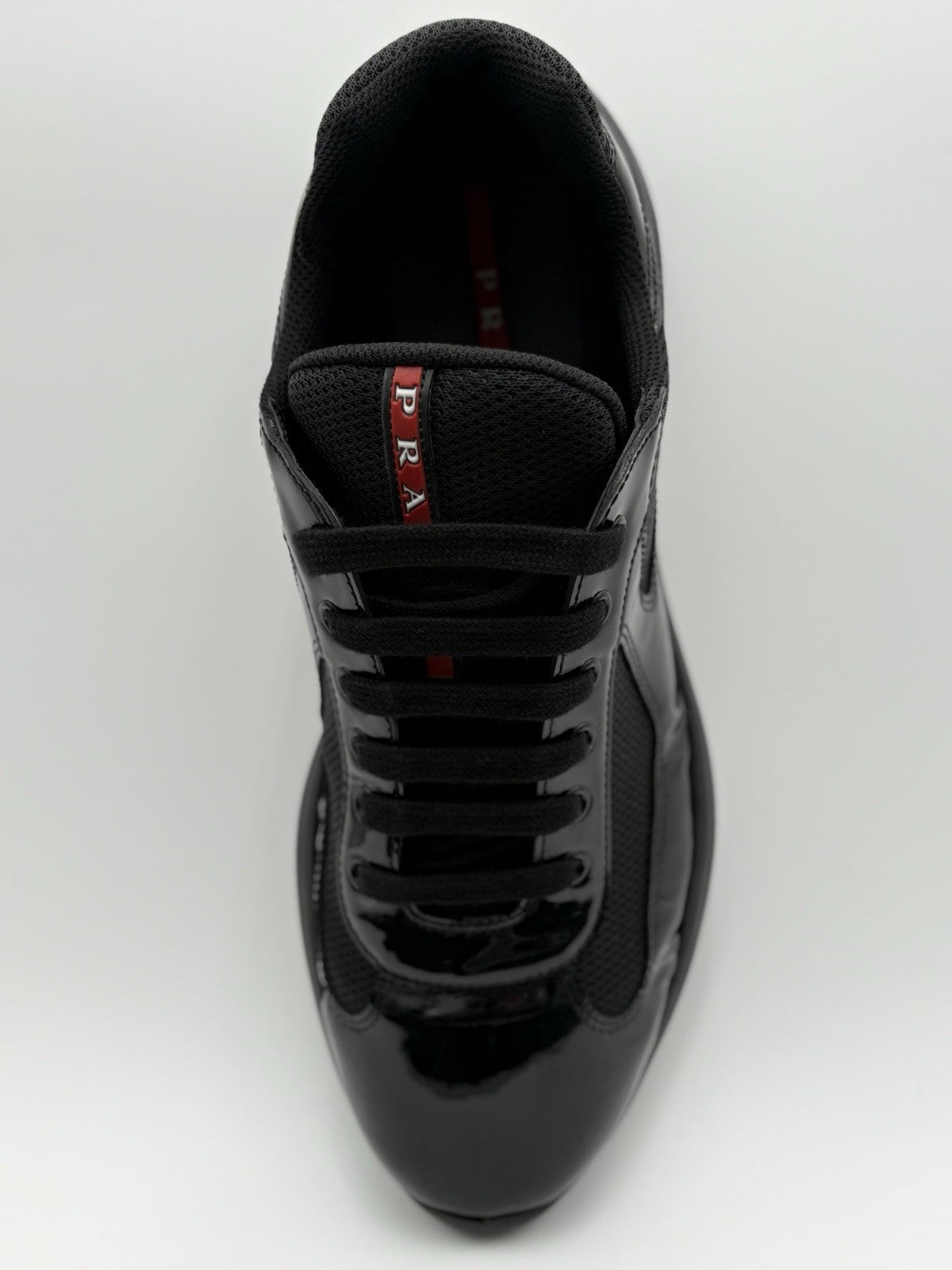 Size 10.5 UK (11.5 US) Prada Americas Cup ' Black ' | SUPER CLEAN!