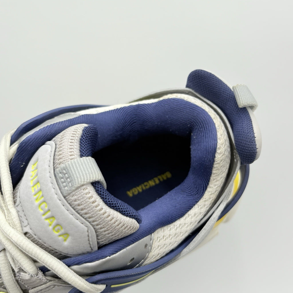 Size 42 (9 US) - Balenciaga Track ' Grey Navy Yellow ' | SUPER CLEAN!