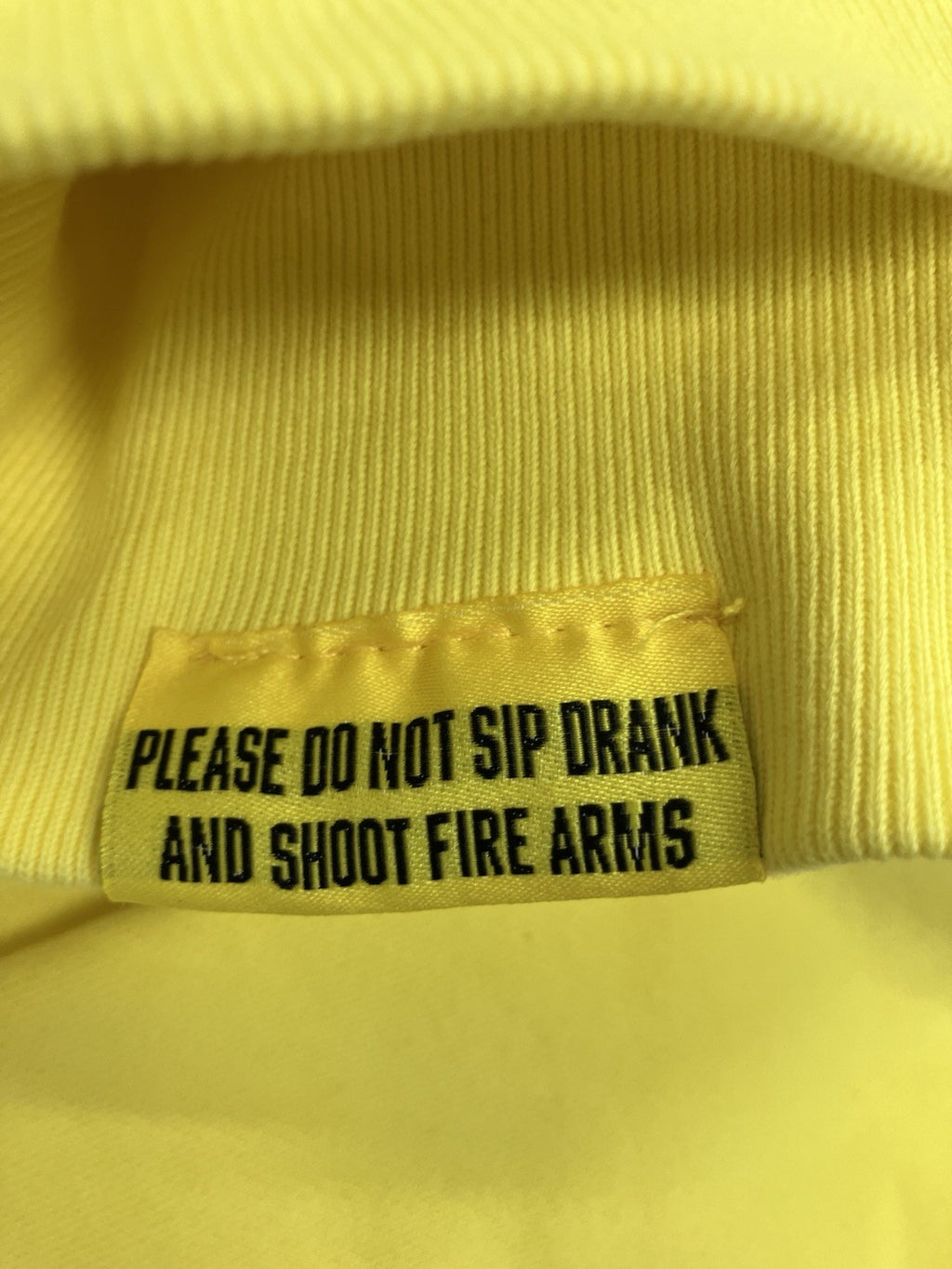 Size Small - Thats A Awful Lot Of Cough Syrup Hoodie ' Yellow '