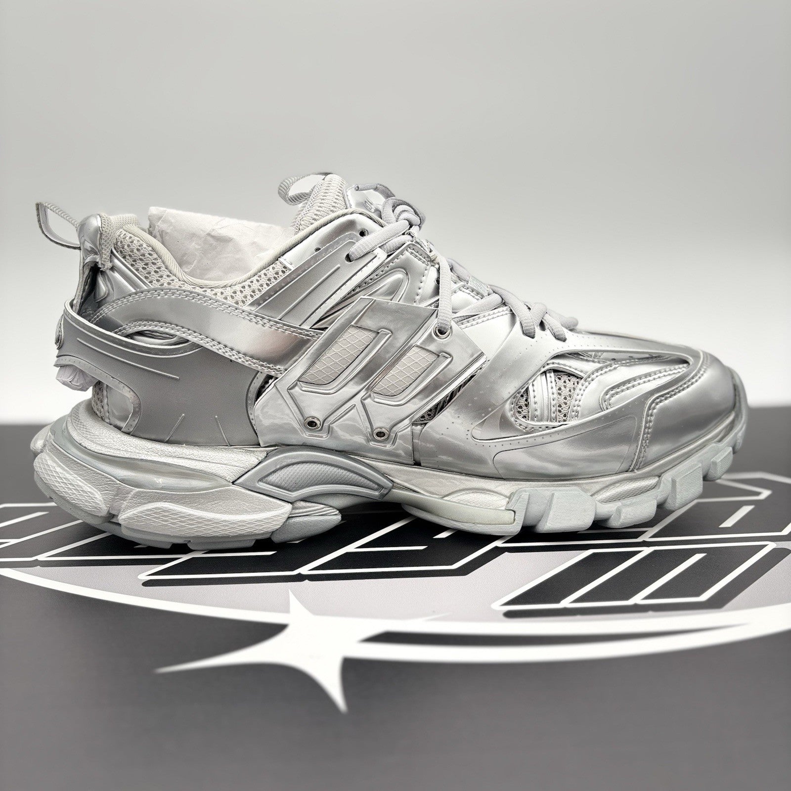 Size 44 EU (11 US) - Balenciaga Track ' Triple Silver ' | BRAND NEW!