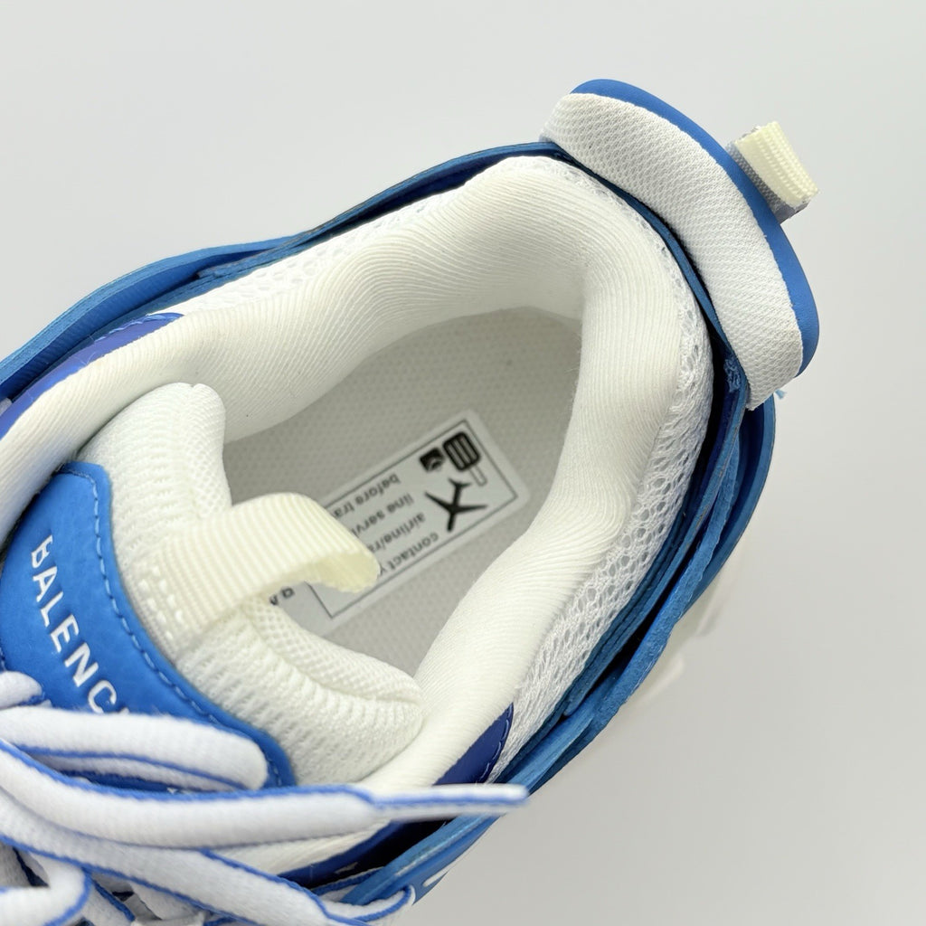 Size 40 (7 US) - Balenciaga Track LED Sneaker ' White Blue ' | BRAND NEW!