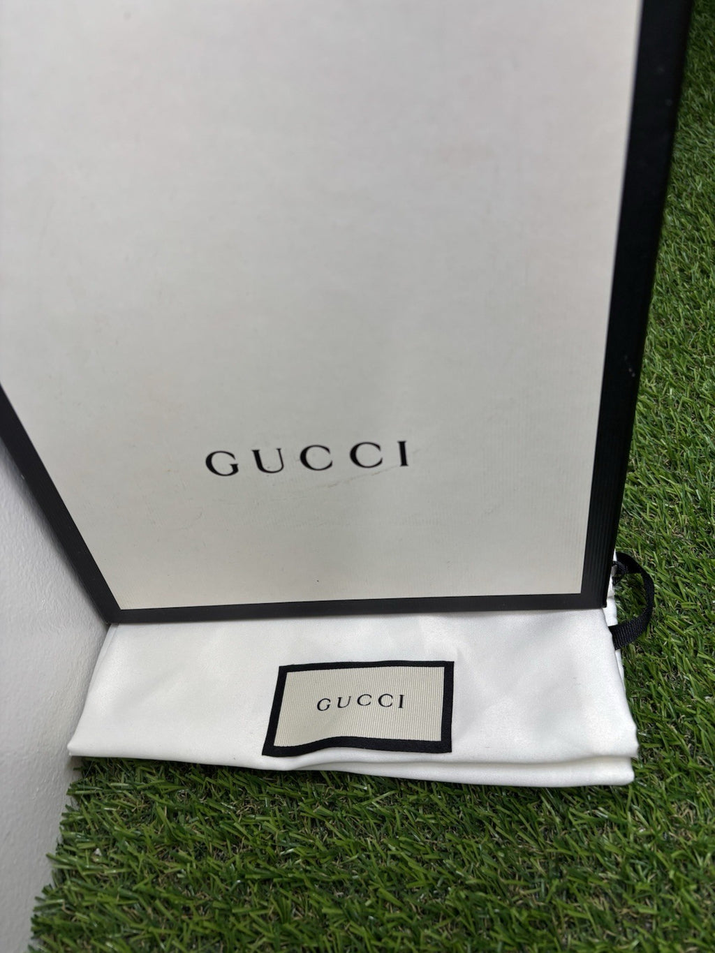 Size 9.5 G (10 US) - Gucci Ace GG ' Black ' | GOOD CONDITION!