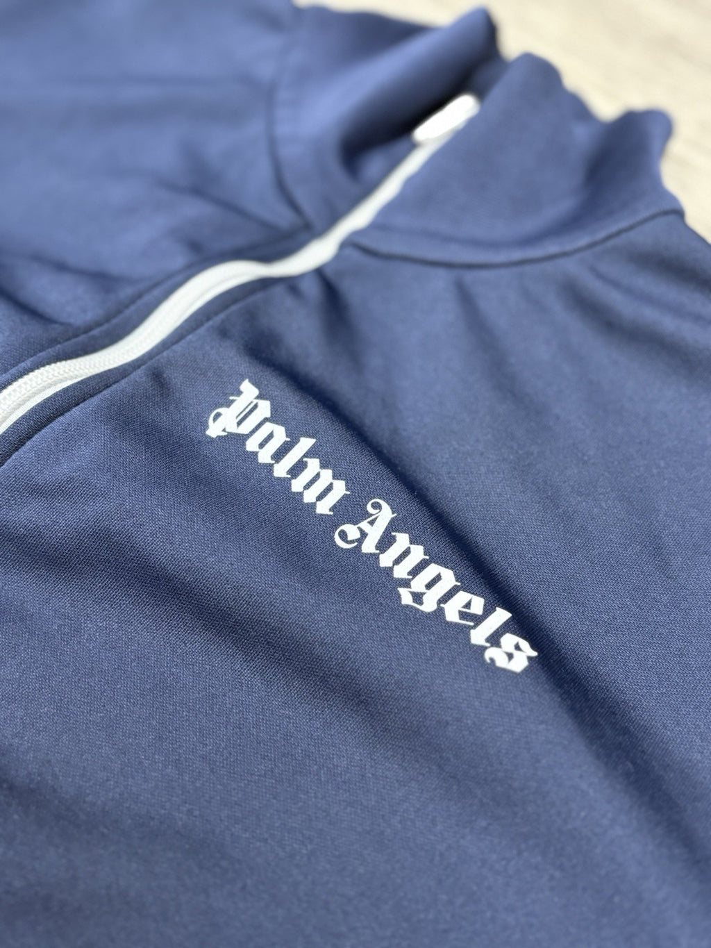 Size Large - Palm Angels Classic Track Jacket ' Navy Blue White ' | GREAT COND!