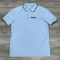 Size L - Prada Polo Shirt ' Light Blue ' | GREAT CONDITION!