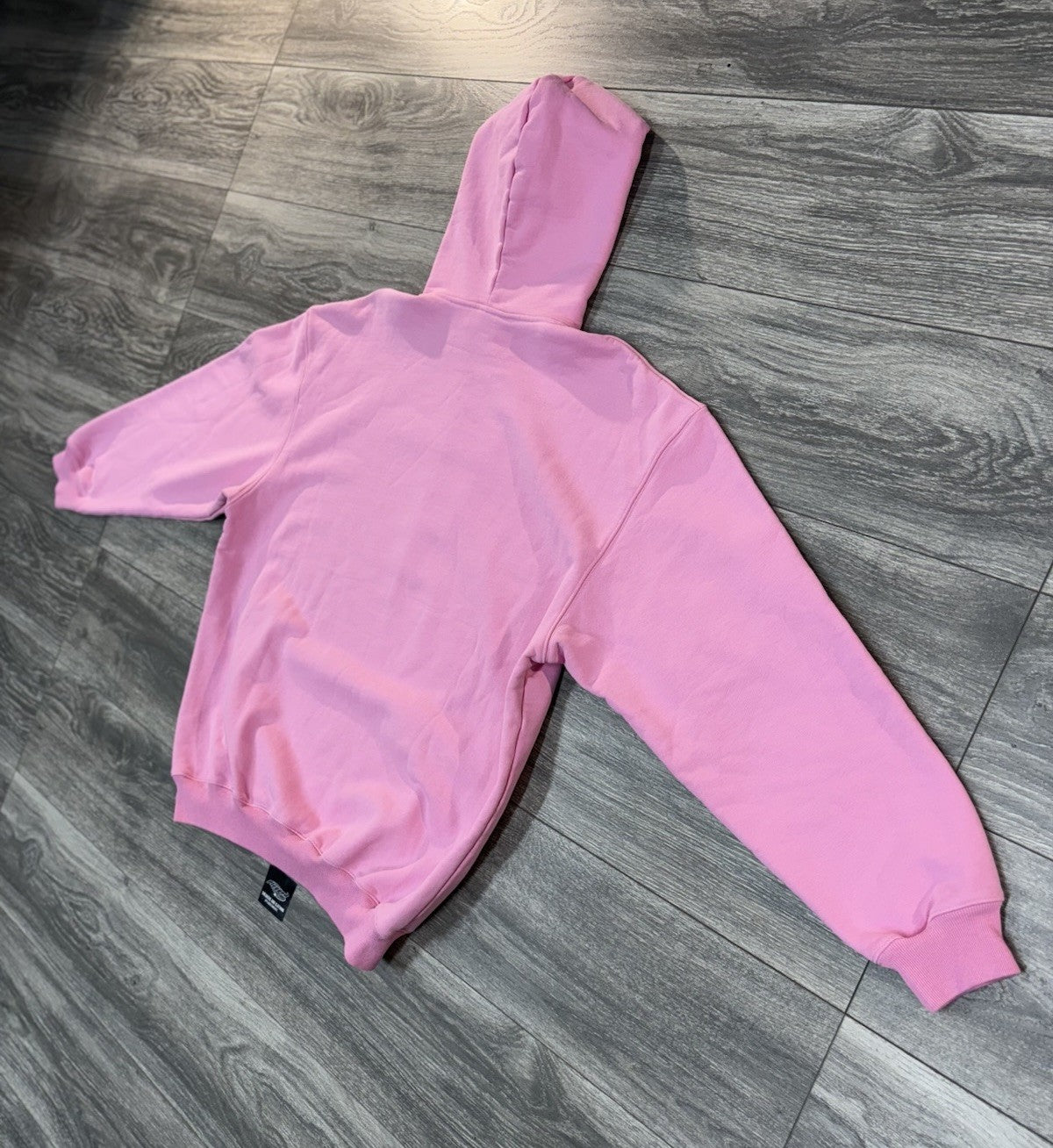 Size Small - Balenciaga Embroidered Logo Hoodie ' Pink '