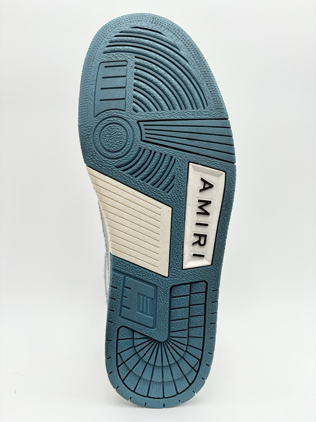 Size 42 (9 US) Amiri Skel Low Top ' Bandana Jacquard - Denim ' ONLY WORN ONCE!