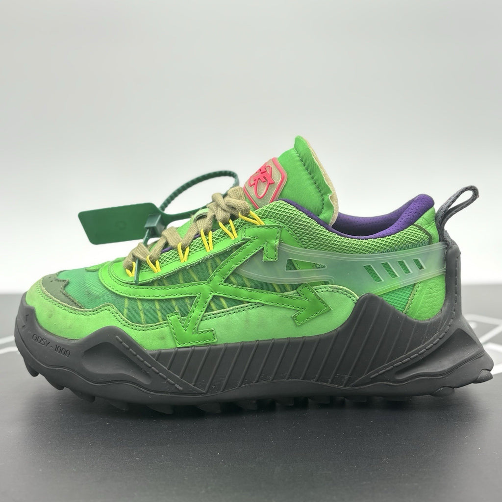 Size 42 (9 US) Off-White Odsy-1000 ' Green ' | GREAT CONDITION!