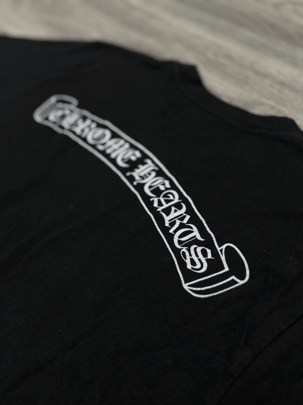 Size Medium - Chrome Hearts Scroll Logo T-Shirt ' Black ' | GREAT COND!