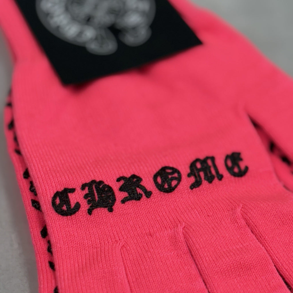Size Small - Chrome Hearts Work Gloves ' Pink ' | BRAND NEW!