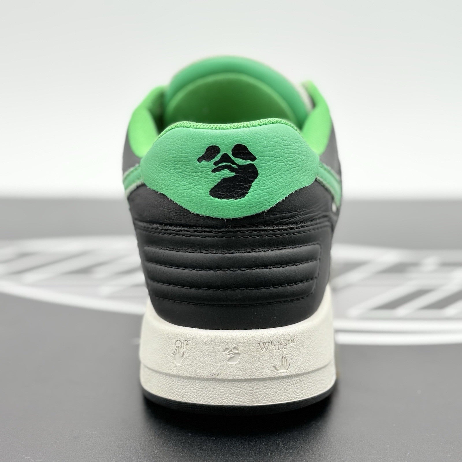 Size 40 (7 US) Off-White Out of Office ' Black Green ' | GREAT CONDITION!
