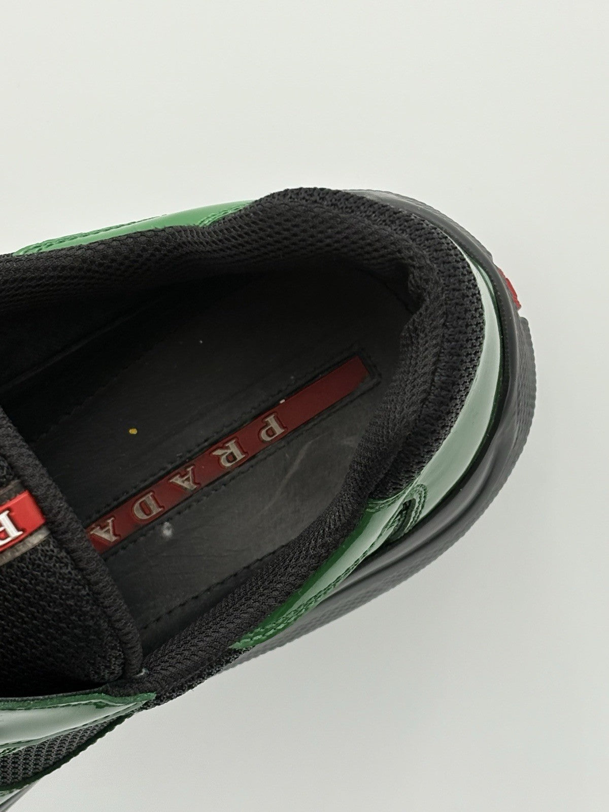 Size 8.5 UK (9.5 US) - Prada Americas Cup ' Green Black ' | GOOD CONDITION!