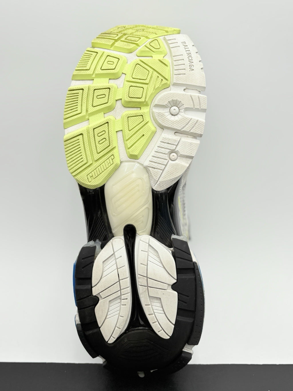 Size 45 (12 US) - Balenciaga Runner ' White Yellow Blue ' | EXCELLENT CONDITION!
