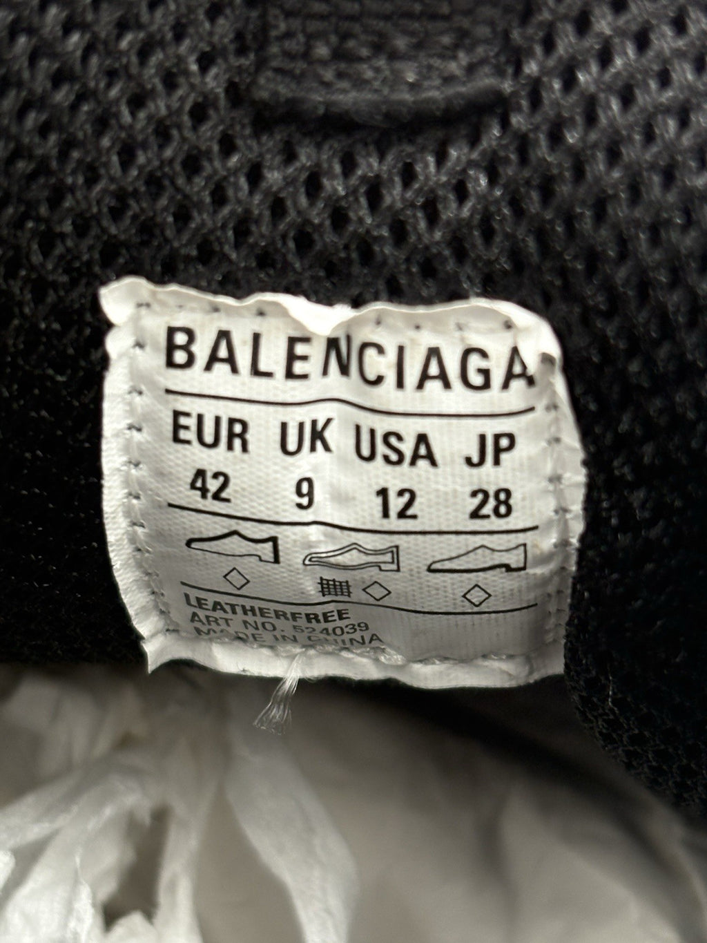Size 42 - Balenciaga Triple S ' Black ' | BRAND NEW!
