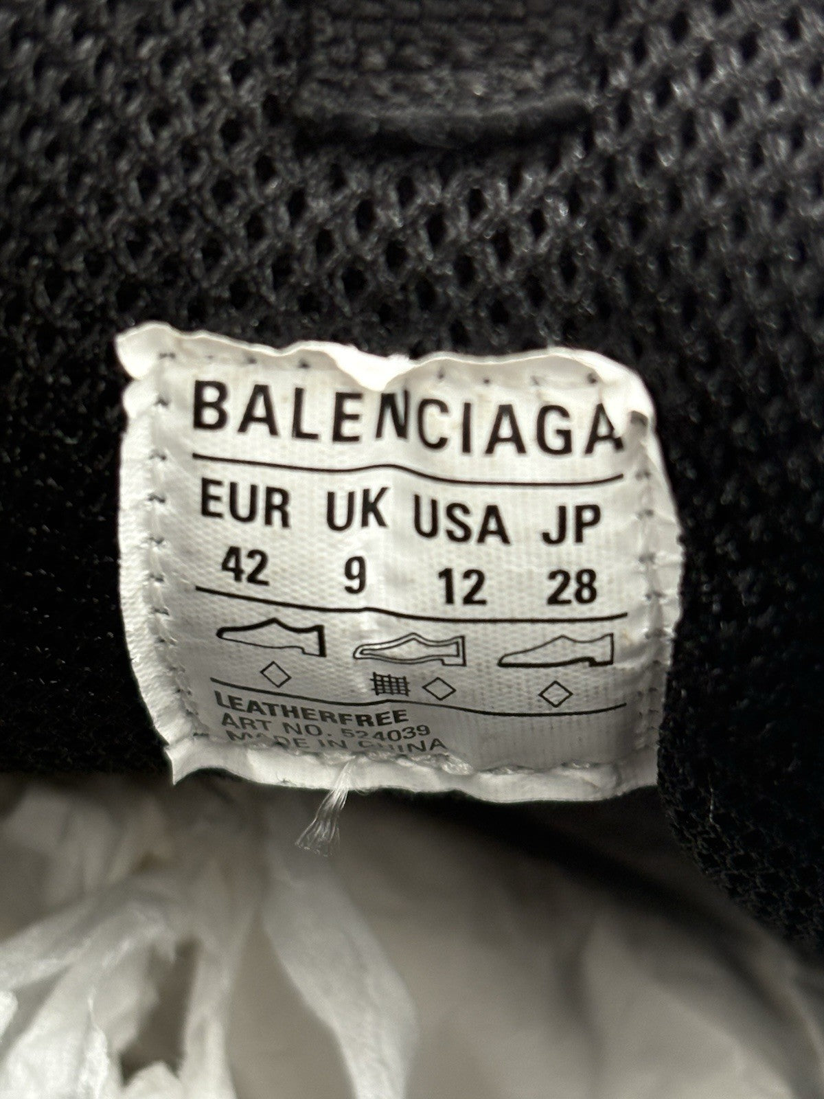 Size 42 - Balenciaga Triple S ' Black ' | BRAND NEW!
