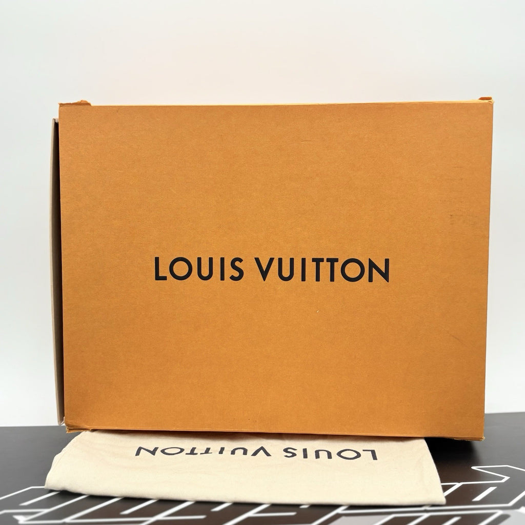 Size 9.5 LV (10.5-11 US) Louis Vuitton Trainer ' White Yellow ' | SUPER CLEAN!