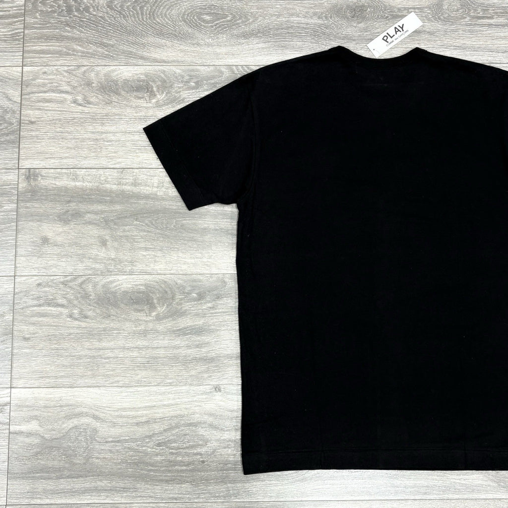 Size XL - Comme Des Garçons Play T Shirt ' Black Gold ' | NEW!