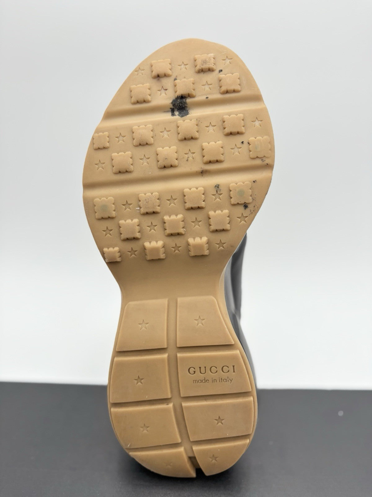 Size 8 G (8.5 US) Gucci Rhyton " Gucci Band " ' Black ' | GREAT COND!