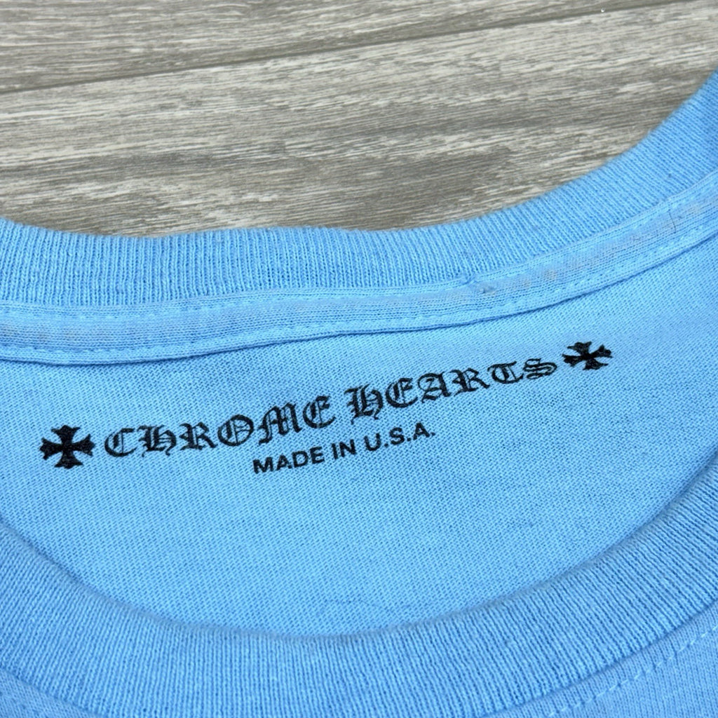 Size XL - Chrome Hearts Matty Boy Brain New Long Sleeve Shirt ' Blue ' | GREAT!
