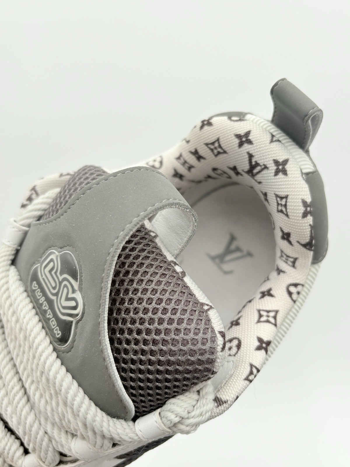 Size 8 LV (9-9.5 US) Louis Vuitton Skate ' Black Grey White ' | SUPER CLEAN!