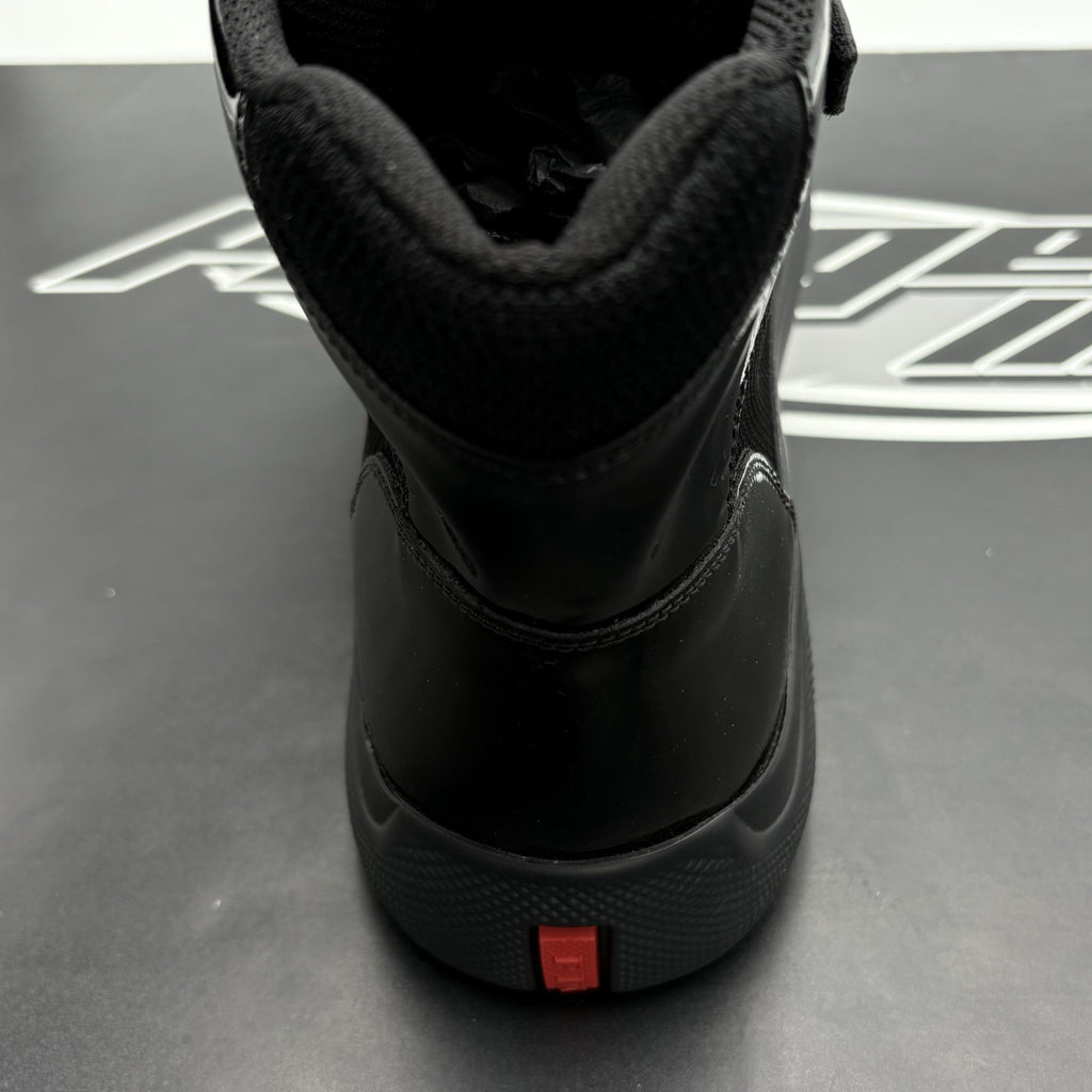 Size 10.5 UK (11.5 US) - Prada Cup High Top ' Black ' | BRAND NEW!