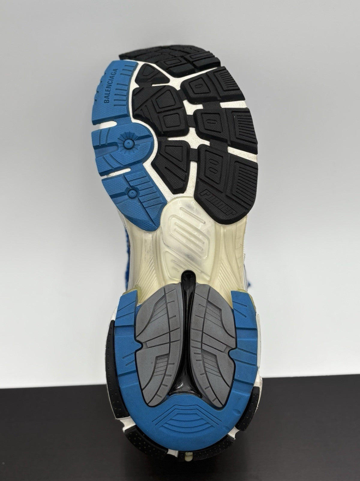 Size 43 (10 US) - Balenciaga Runner ' White, Blue ' | ONLY WORN 3x