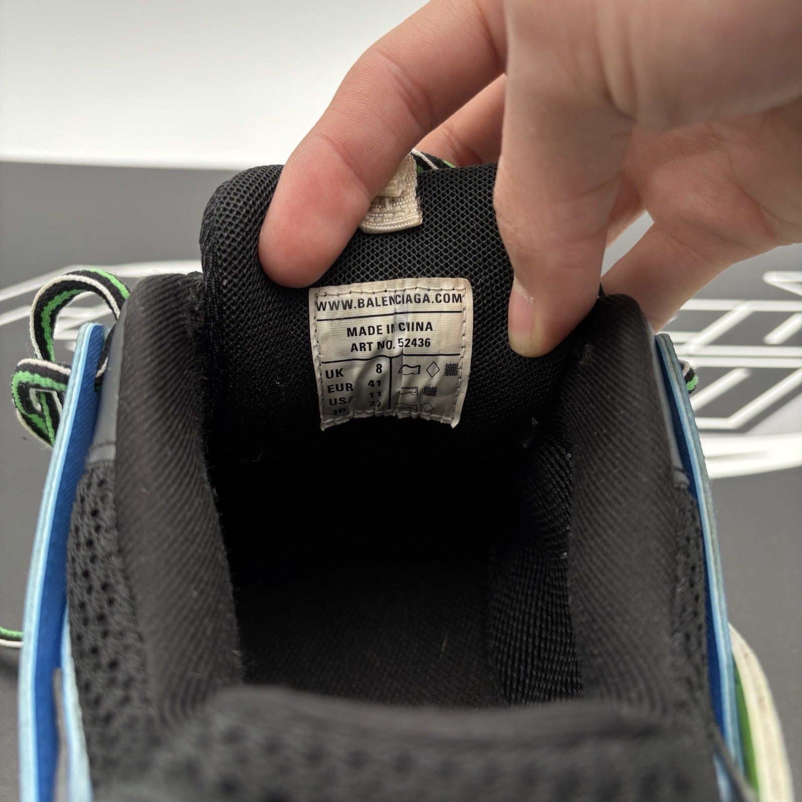 Size 41 - Balenciaga Track Sneaker ' Blue Green ' | SUPER CLEAN!