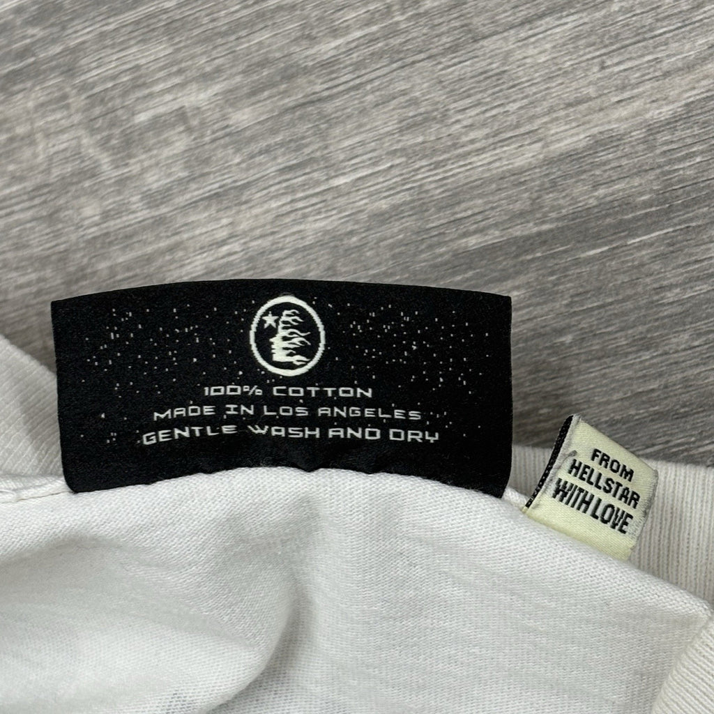 Size Small - Hellstar Classic T-Shirt Athlete Exclusive ' White Black '