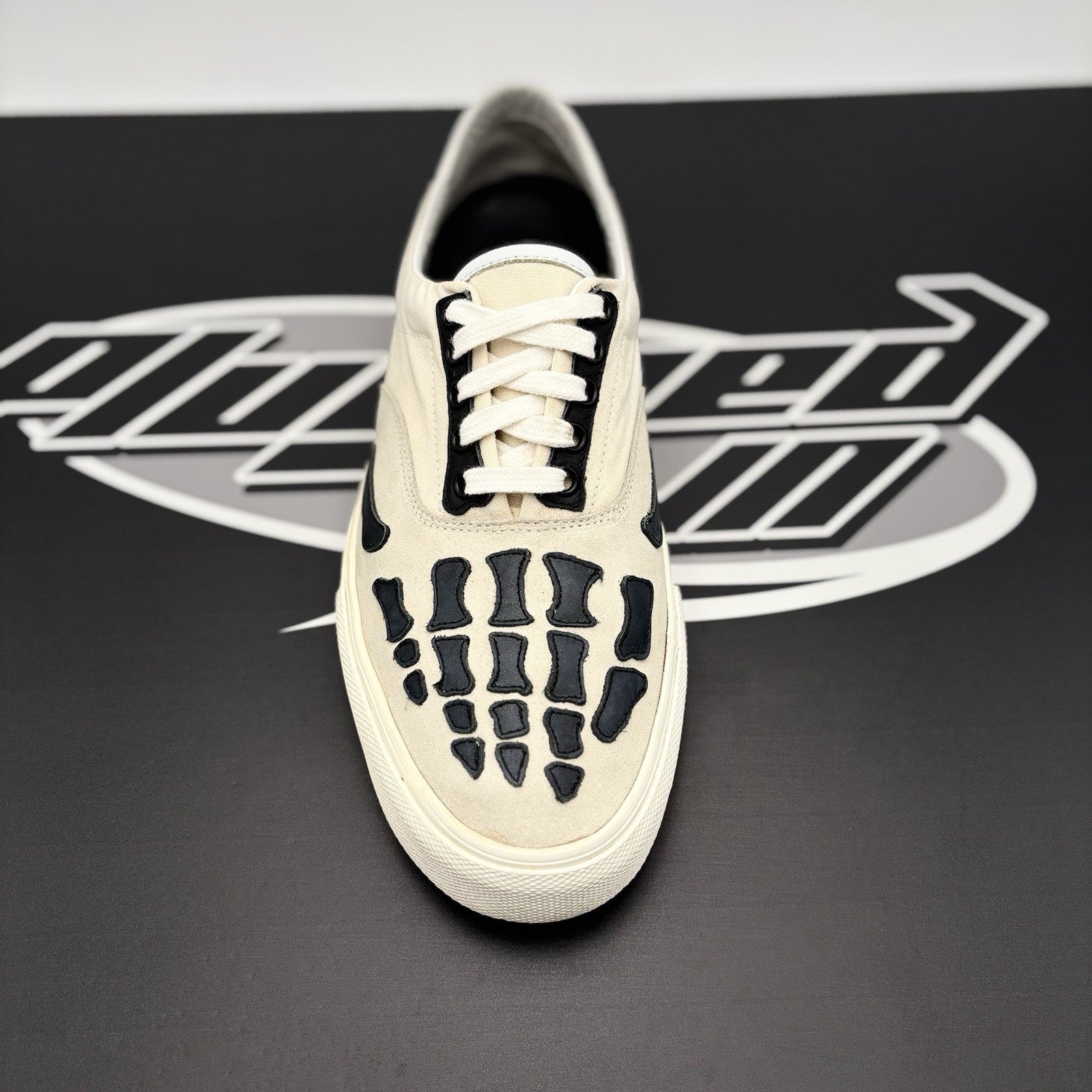Size 42 (9 US) - Amiri Bone Slip On Skeleton Sneakers | GREAT CONDITION!
