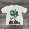 Size L - Awful Lot Of Cough Syrup Po’ Up! Shirt ‘ Cream ‘ | BRAND NEW!