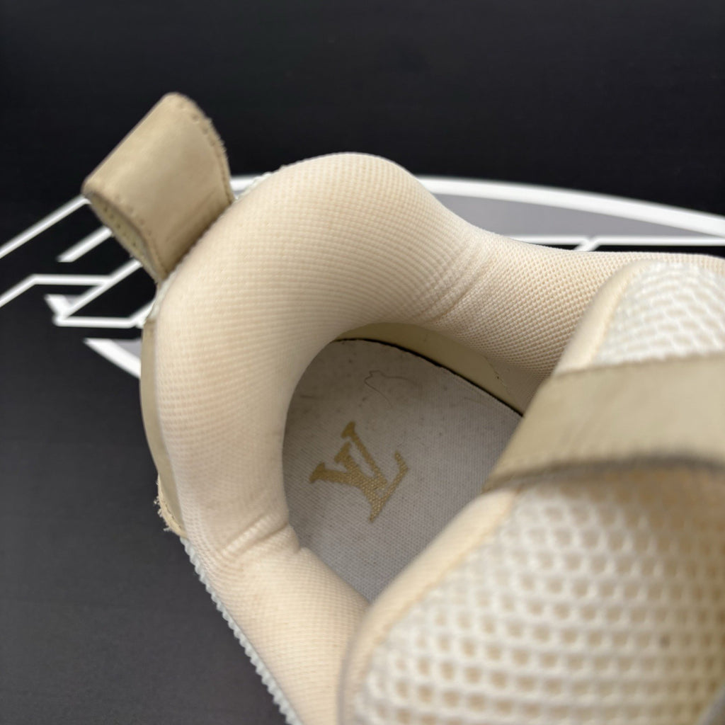 Size 7.5 LV (8.5-9 US) - Louis Vuitton Skate ' Beige White ' | GREAT COND!