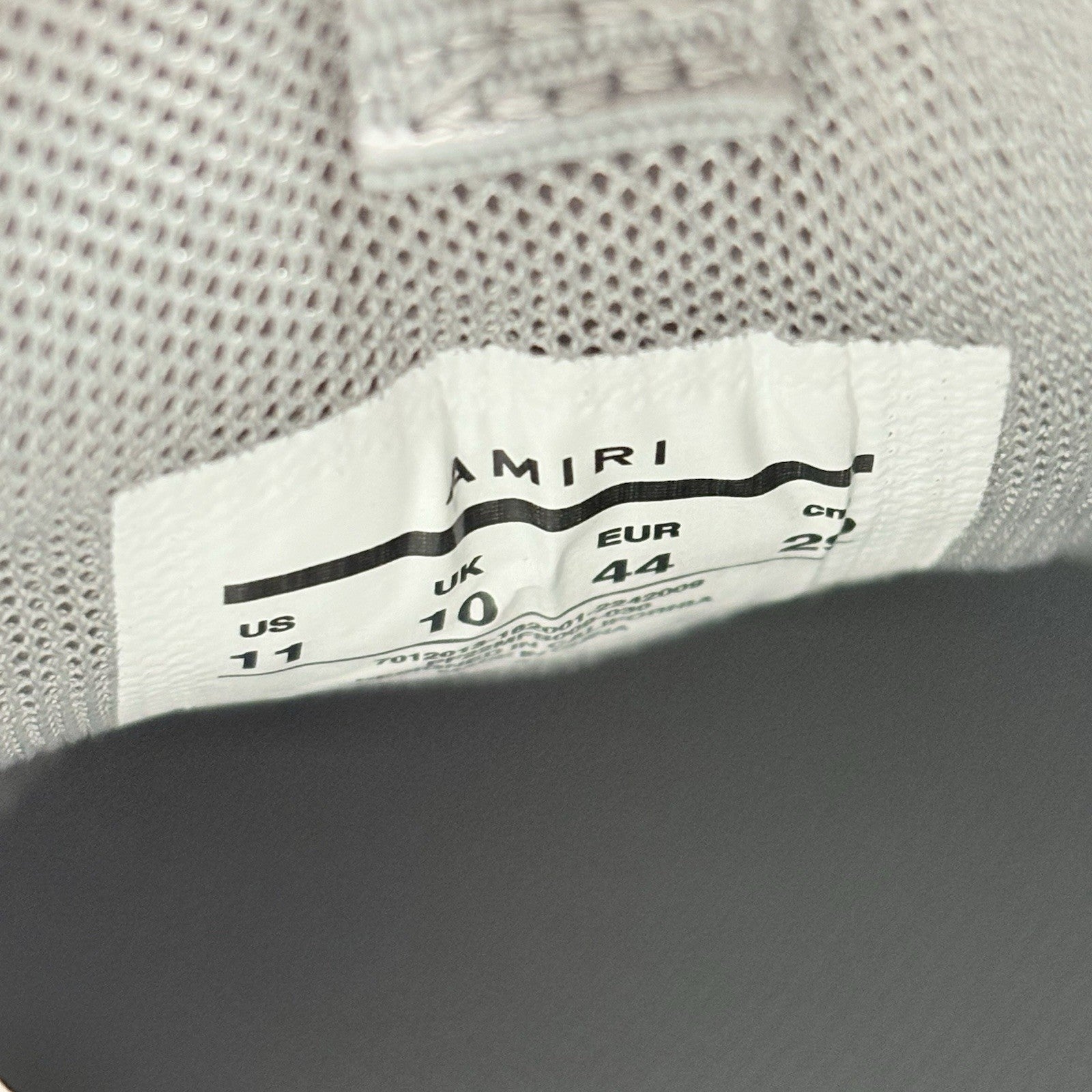 Size 44 (11 US) Amiri Bone Runner ' Grey ' | BRAND NEW! * 100% AUTHENTIC *