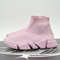 Size 41 - Balenciaga Speed 2.0 Logo All Over ' Pink ' | GREAT CONDITION!