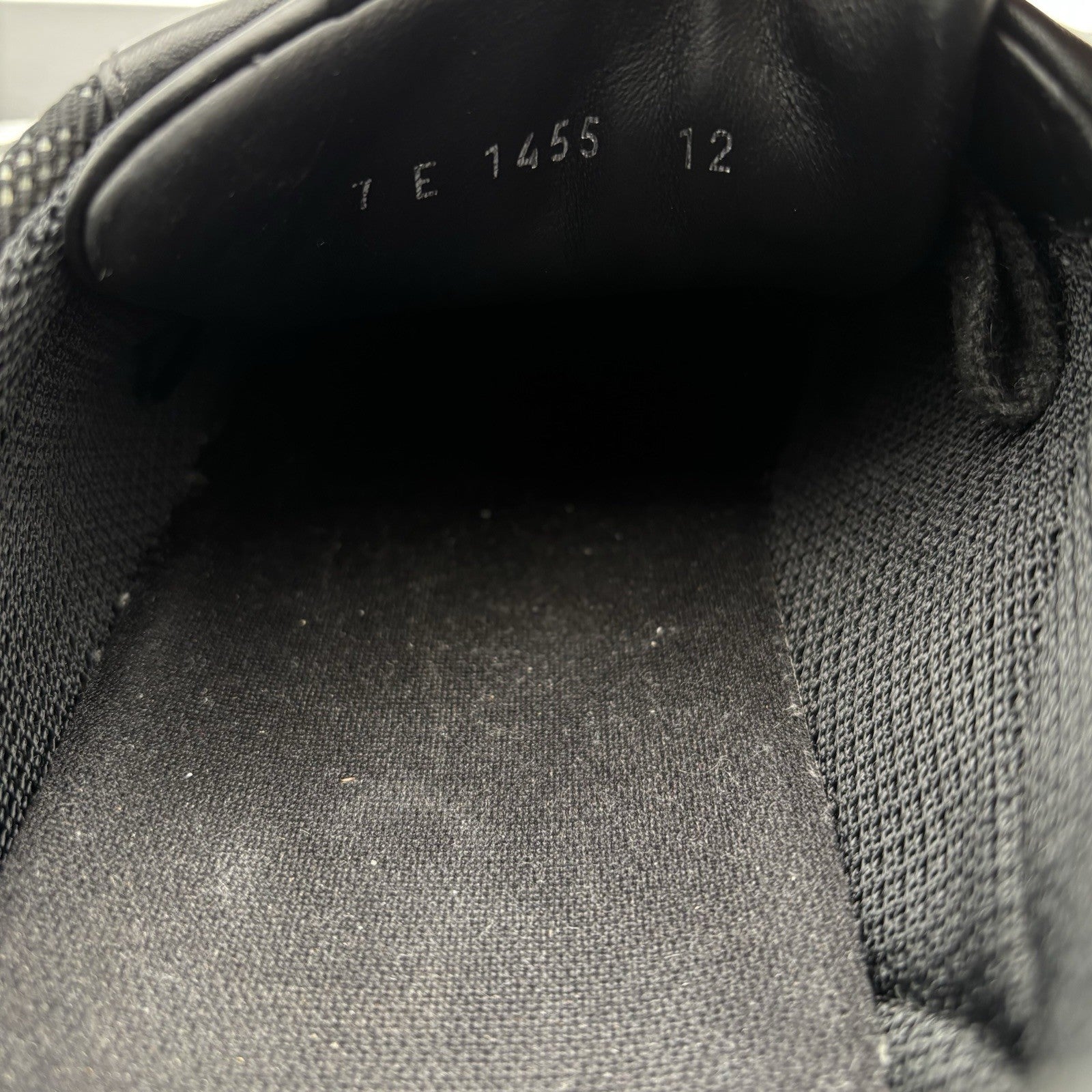 Size 12 UK (13 US) - Fendi FF Flash Logo Low ‘ Monogram Black ‘