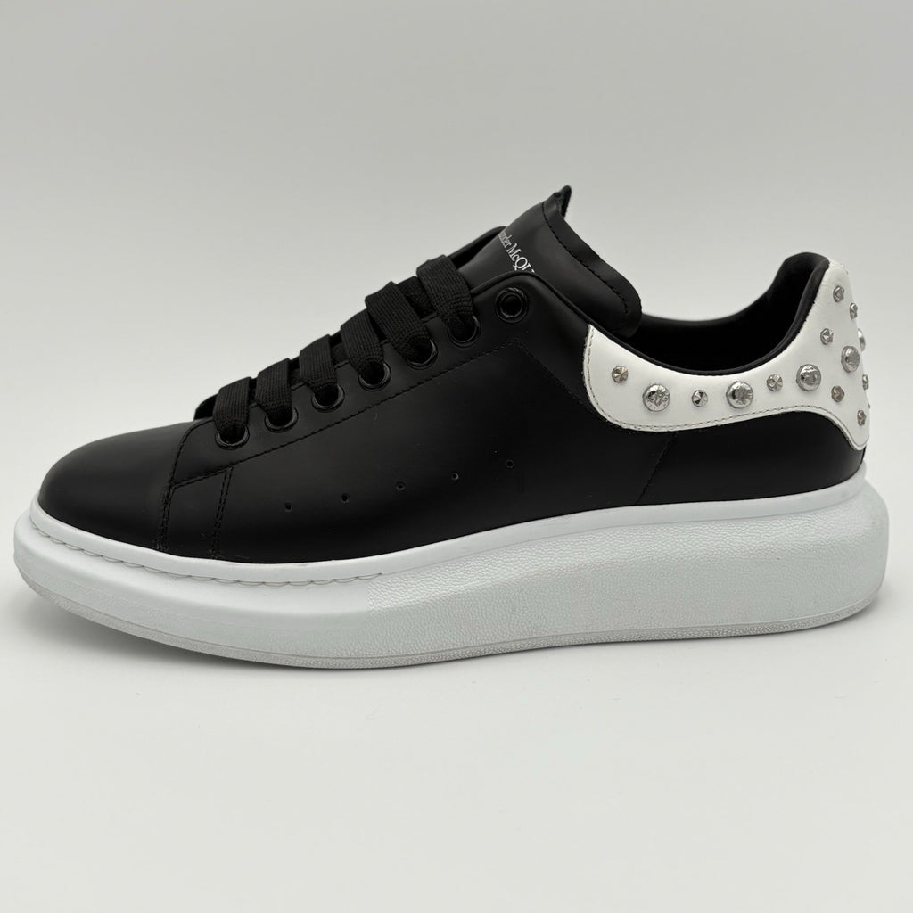Size 43 (10 US) - Alexander McQueen Studded Oversized ' Black White ' | CLEAN!