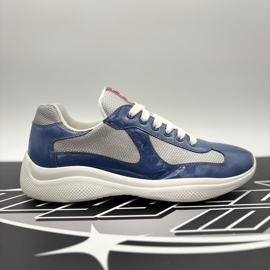 Size 7 UK (8 US) - Prada Americas Cup ' Aviation Blue, Silver' | GOOD CONDITION!