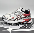 Size 8.5 LV (9.5-10 US) Louis Vuitton Tactic Runner ' Red Grey ' | GREAT COND!